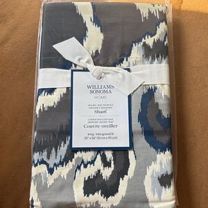 NWT Williams Sonoma Jabari Ikat Organic Pillow Sham -
